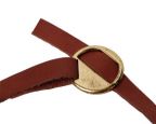 Buckle Clasp, 5.0mm to 6.0mm, Antique Brass